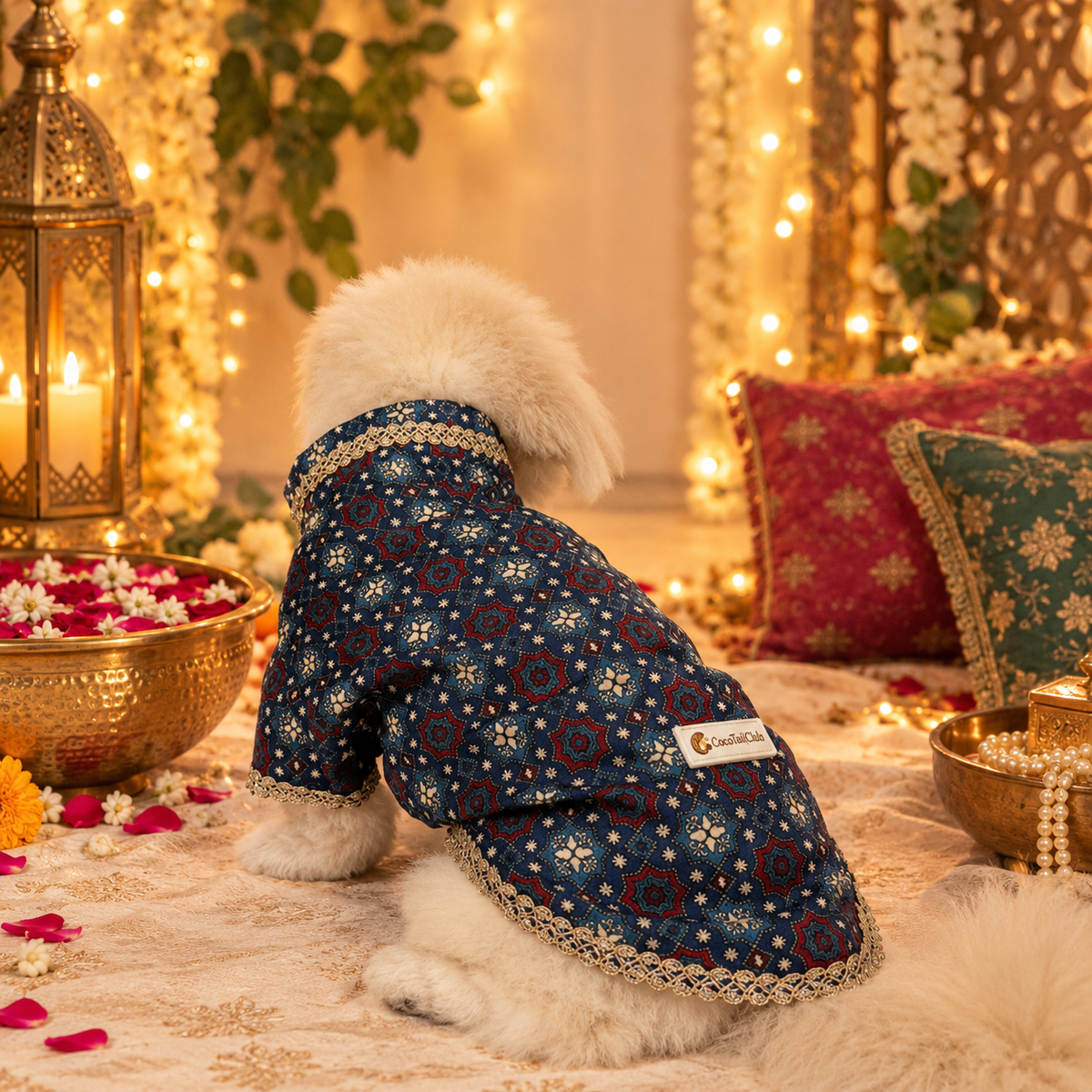 Royal Cotton Linen Dog Kurta